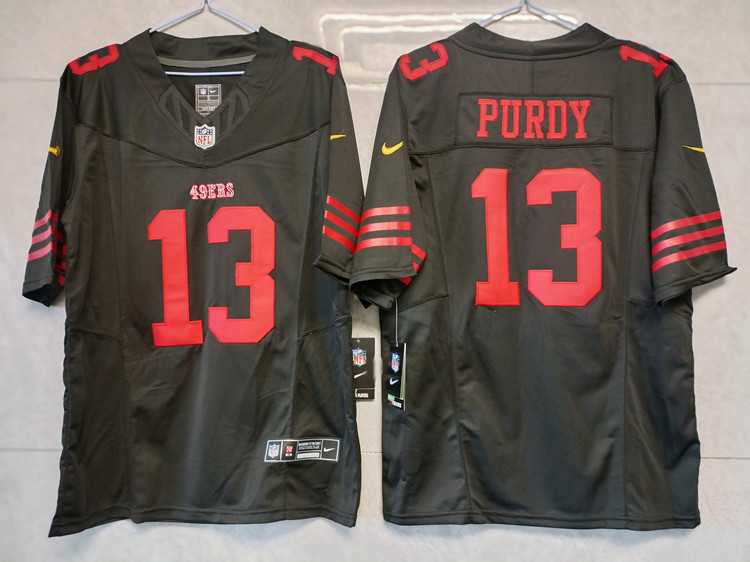 Men%27s San Francisco 49ers #13 Brock Purdy Black 2023 F.U.S.E. Vapor Untouchable Limited Stitched Football Jersey->philadelphia eagles->NFL Jersey